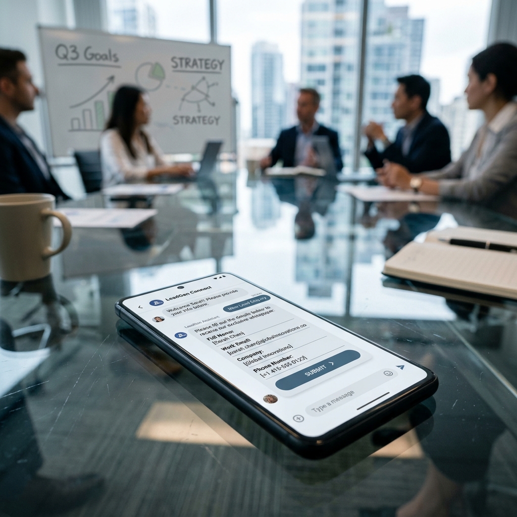 Lead Collection CRM interface