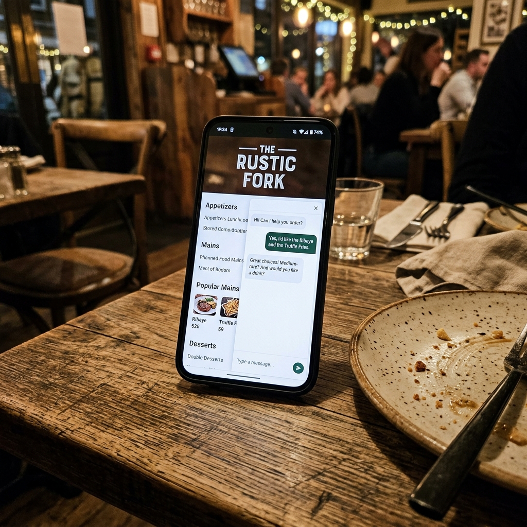 Restaurant Orders CRM interface